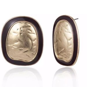 Big Gold Statement Earrings Women